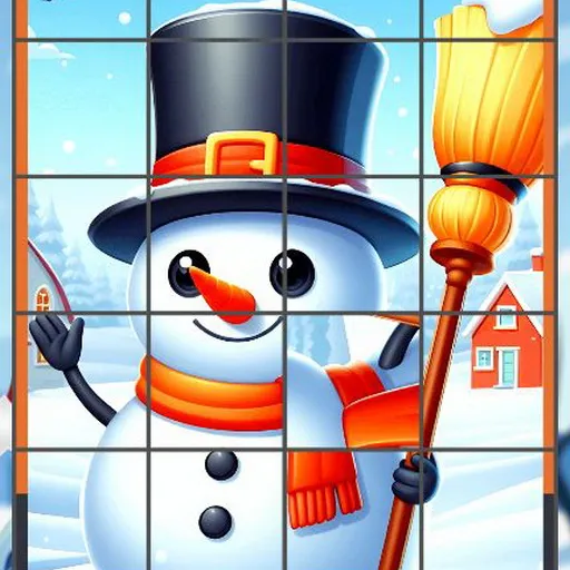 Happy Snowman Puzzle